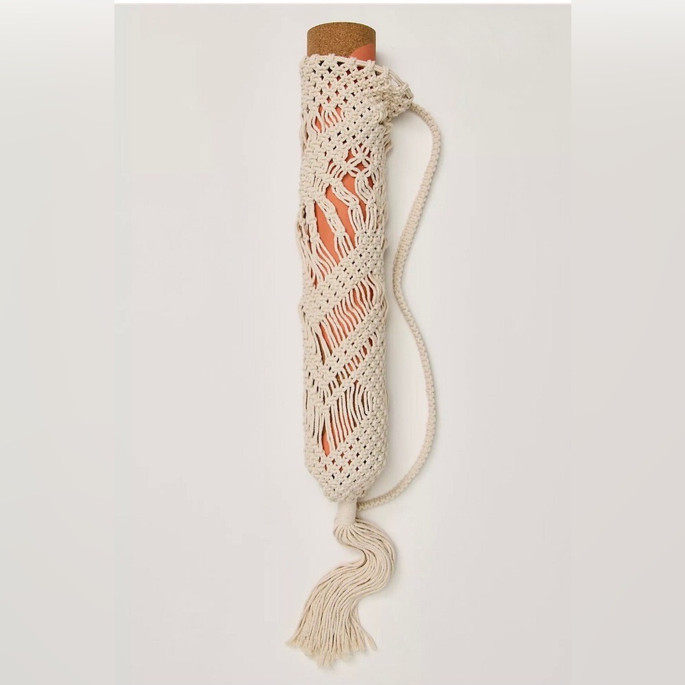 Oak and Reed x Free People Macrame Yoga Bag